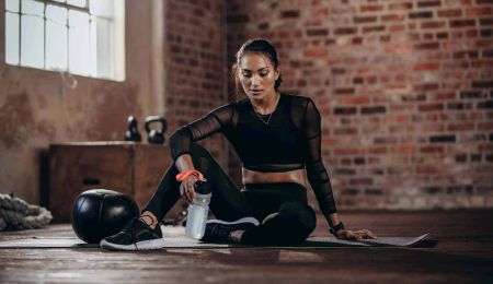 Why are low haematocrit and low haemoglobin values measured after sports activity?